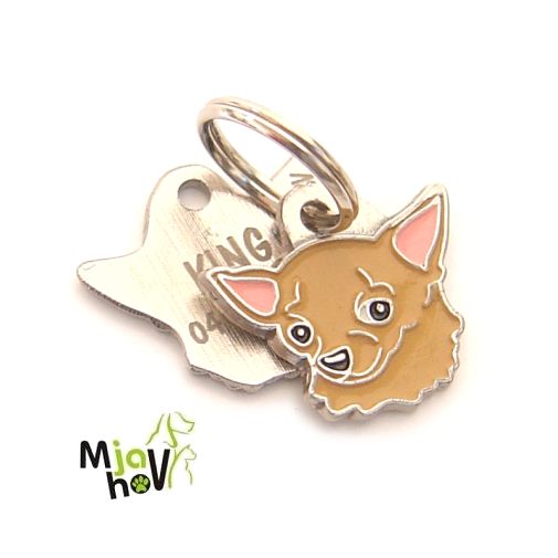 ID tegn-chihuahua-brun-indgraverede.jpg Personlige hundetegn MjavHov - indgraverede hundetegn online